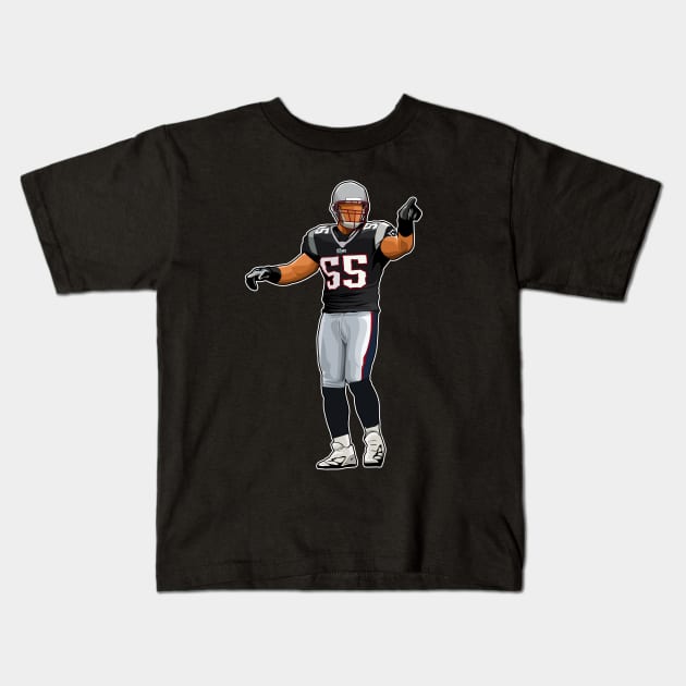 Junior Seau #55 Reaction Kids T-Shirt by GuardWall17